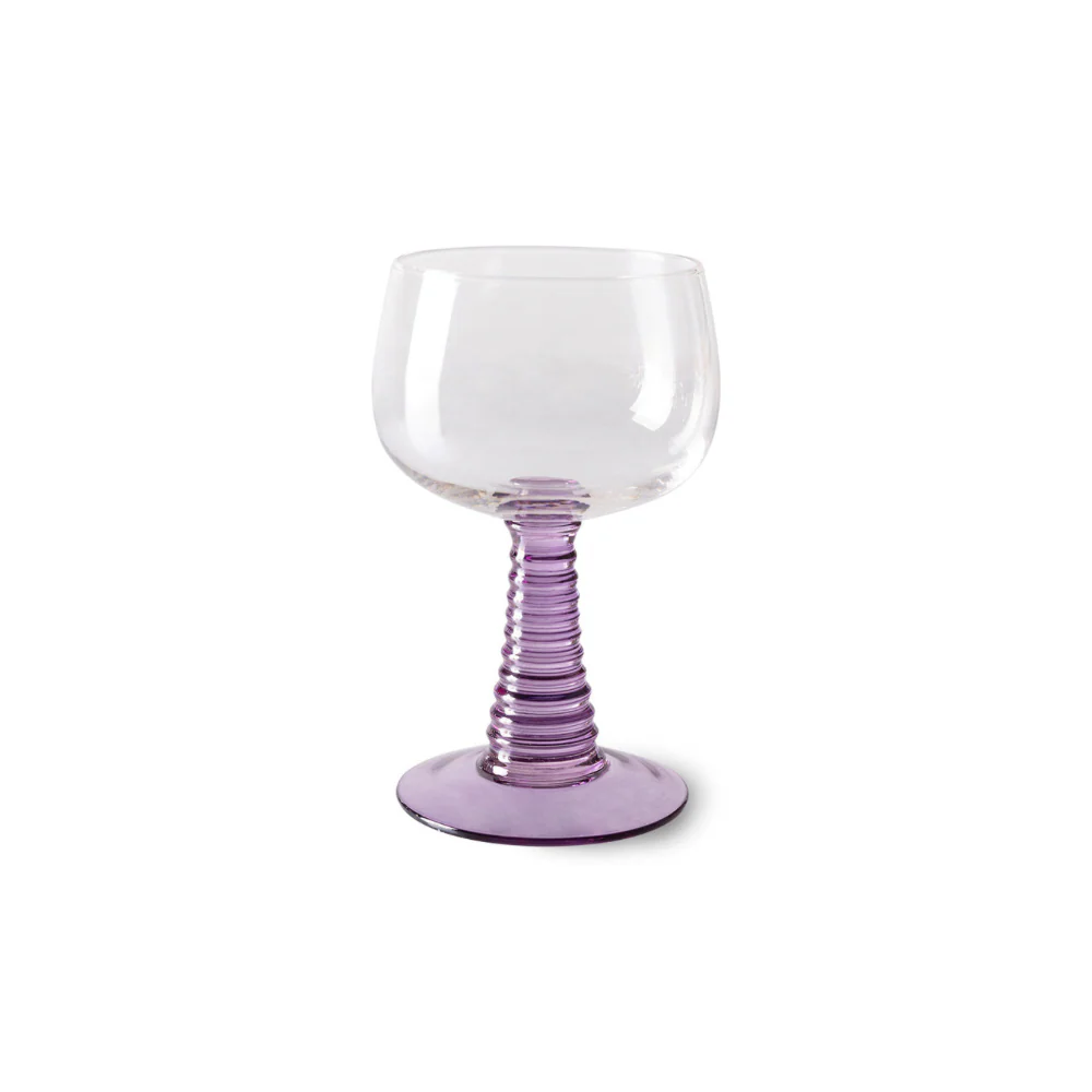 Swirl Wijnglas Paars