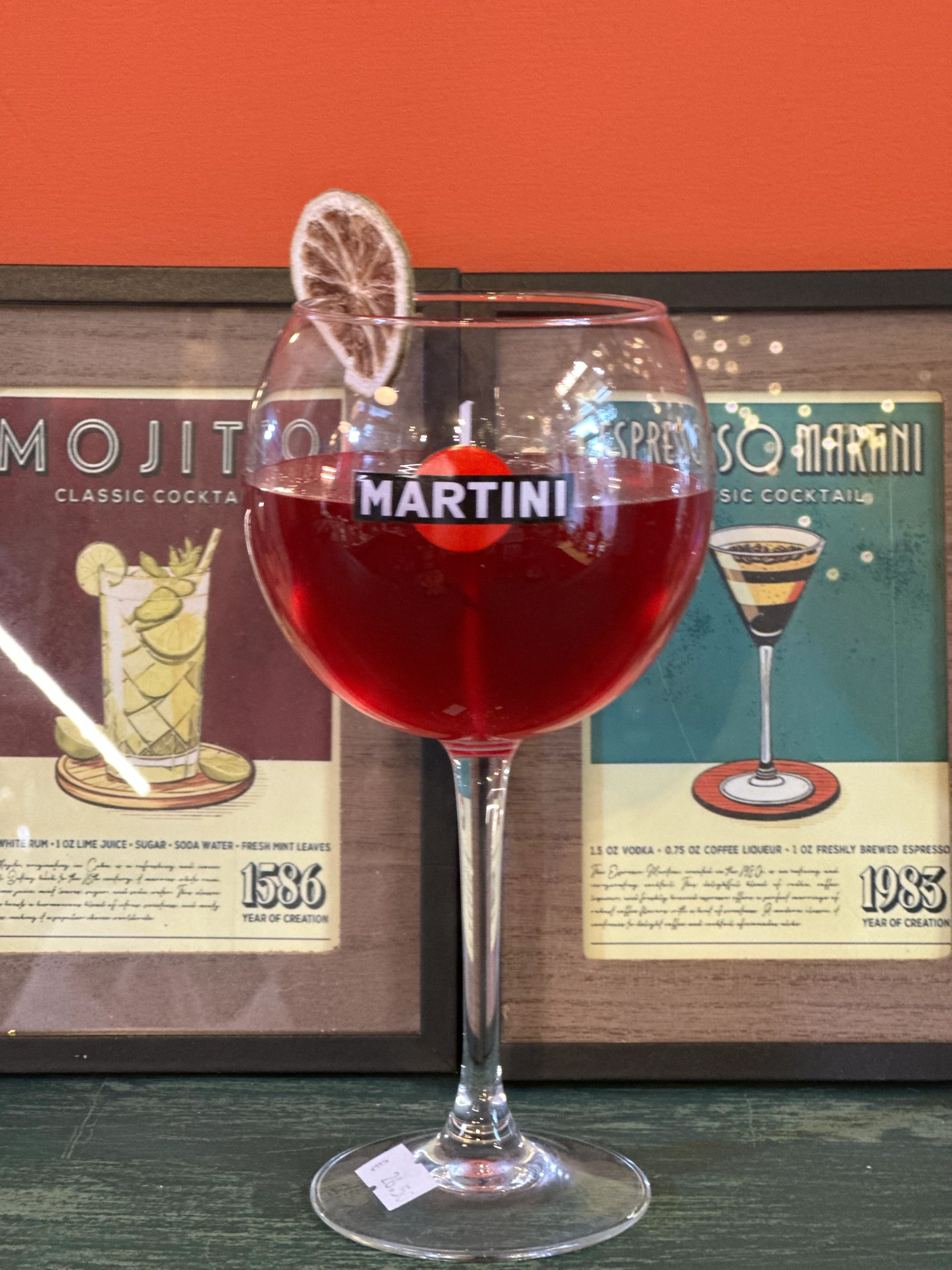 Red Martini kaars