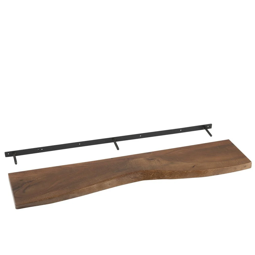 Wandplank Bruin Acaciahout hout L 27×115 cm