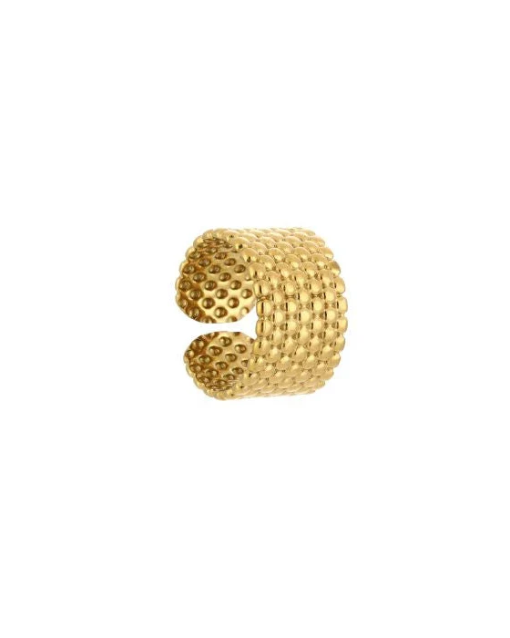 Brede Ring Goud