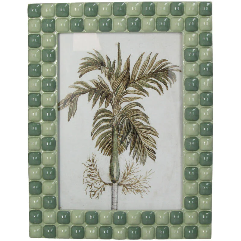 Fotolijst Checker Polyresin Groen 13x18cm