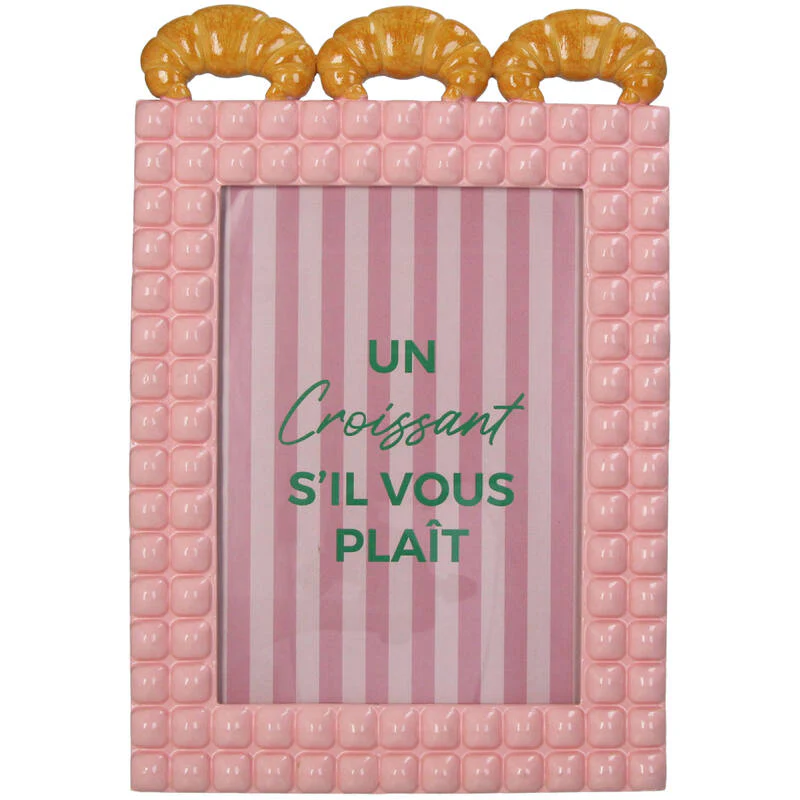 Fotolijst Croissant Polyresin Roze 13x18cm