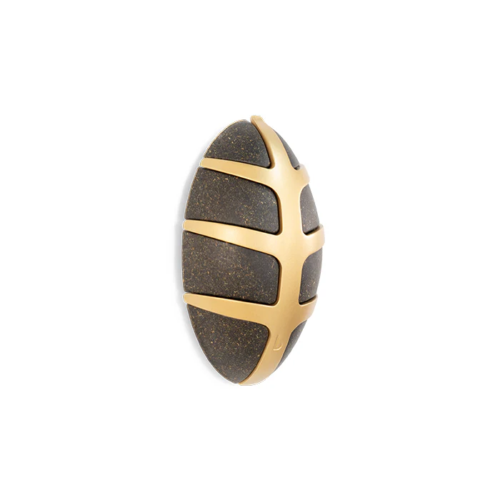 Kapstok BUG Donkerbruin Goud 10×4.5x15cm Spinder Design