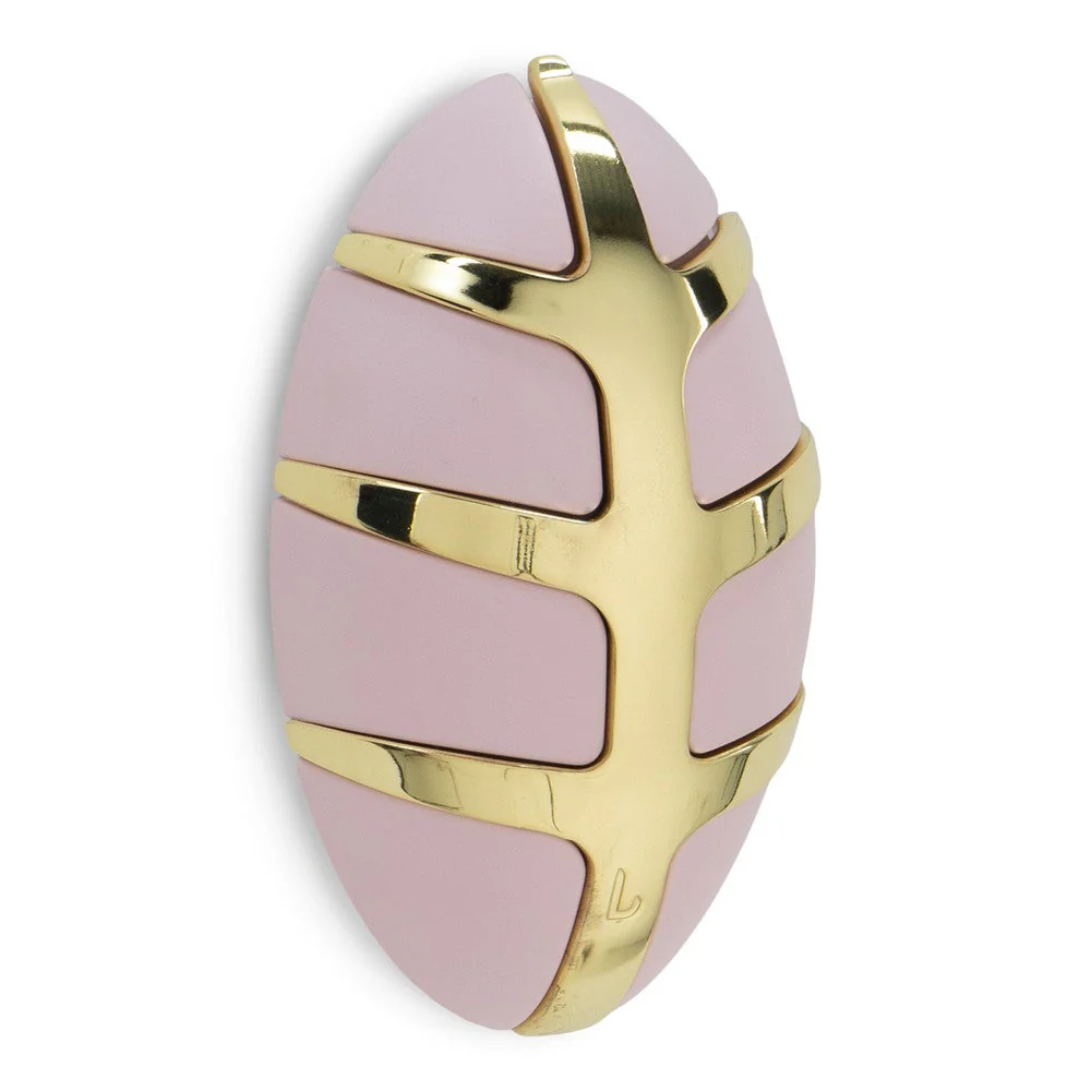 Kapstok BUG Pale Pink Goud 10×4.5x15cm Spinder Design