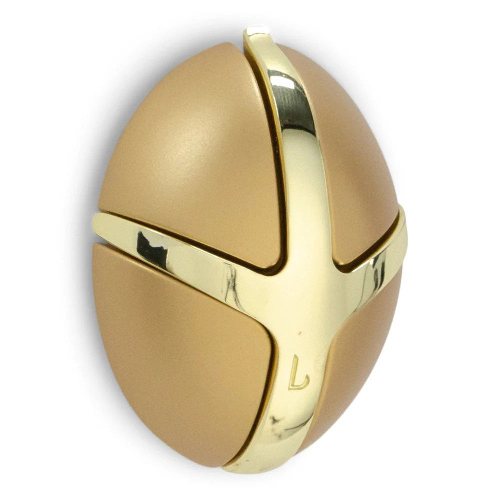 Kapstok TICK Goud 7.5×3.5×9.5cm Spinder Design