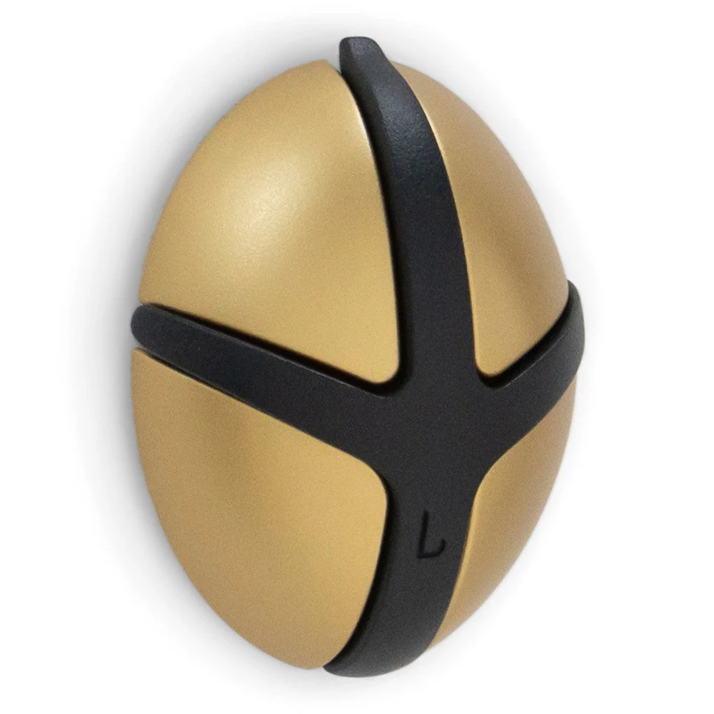 Kapstok TICK Goud Zwart 7.5×3.5×9.5cm Spinder Design