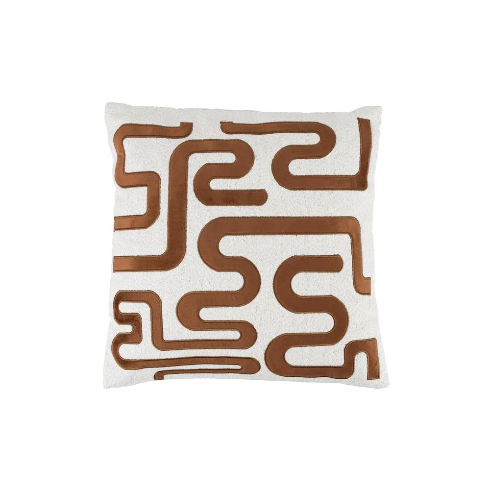 Kussen Ayur Polyester Bruin 40×40 cm