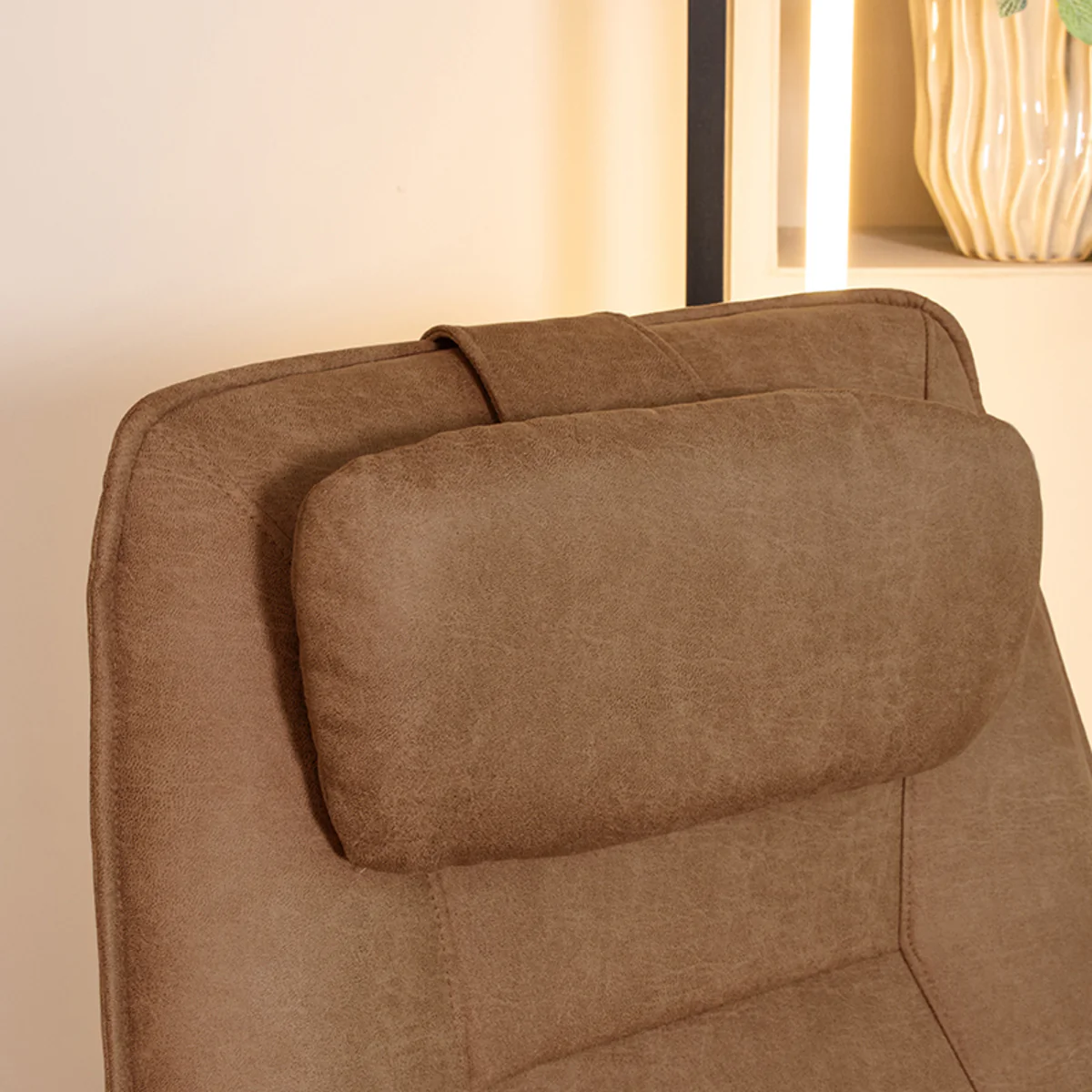 Hoofdkussen Odense 43×20 cm Cognac Micro Suede
