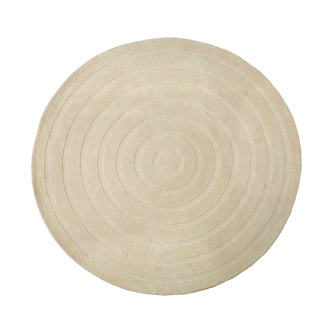 Vloerkleed 150×150 Agra Zand Polyester