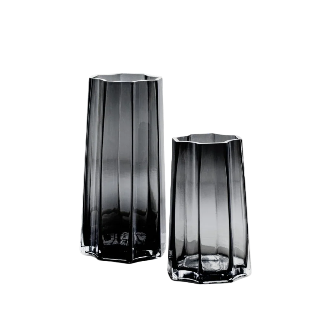 LENOX VAAS | GLAS | TRANSPARANT | GRIJS