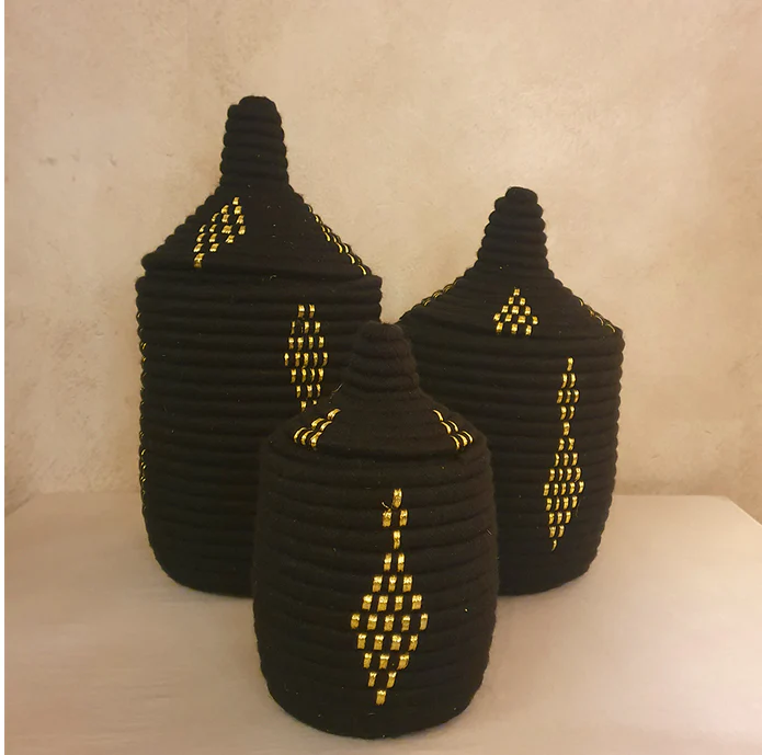 Berbermand – zwart/goud