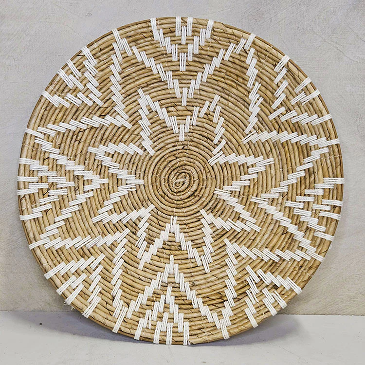 Schaal van bananenblad – wit/naturel