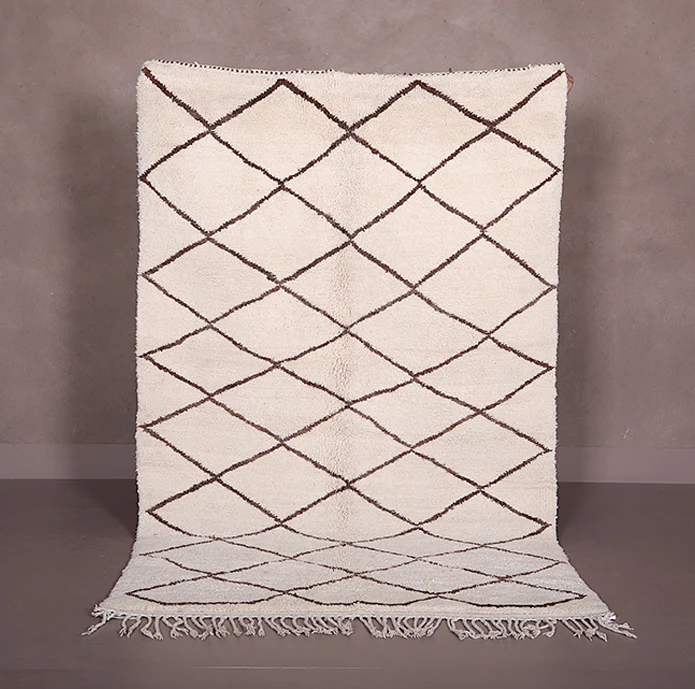 Beni Ouarain vloerkleed (217 x 127 cm)