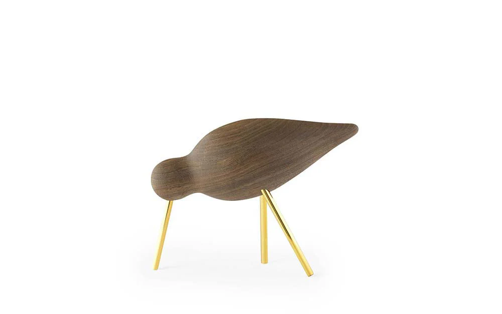 Normann Copenhagen – Shorebird walnoot meduim Normann Copenhagen – Shorebird walnoot meduim