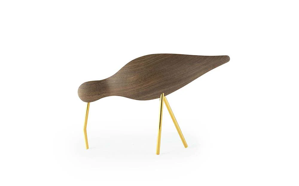 Normann Copenhagen – Shorebird walnoot large Normann Copenhagen – Shorebird walnoot large