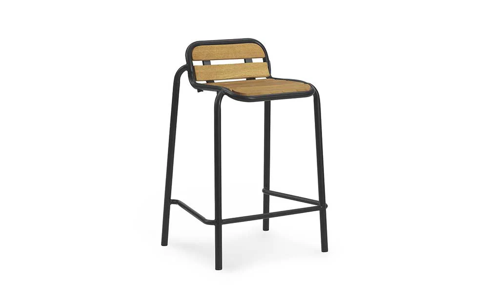 Normann Copenhagen – Vig barkruk 65 cm Robinia (set van 2)