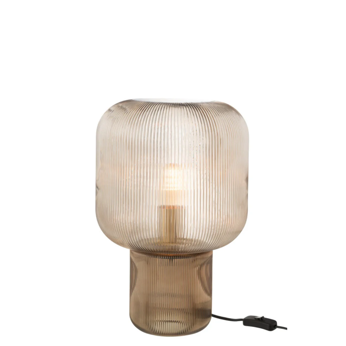 Tafellamp – Glas – Bruin