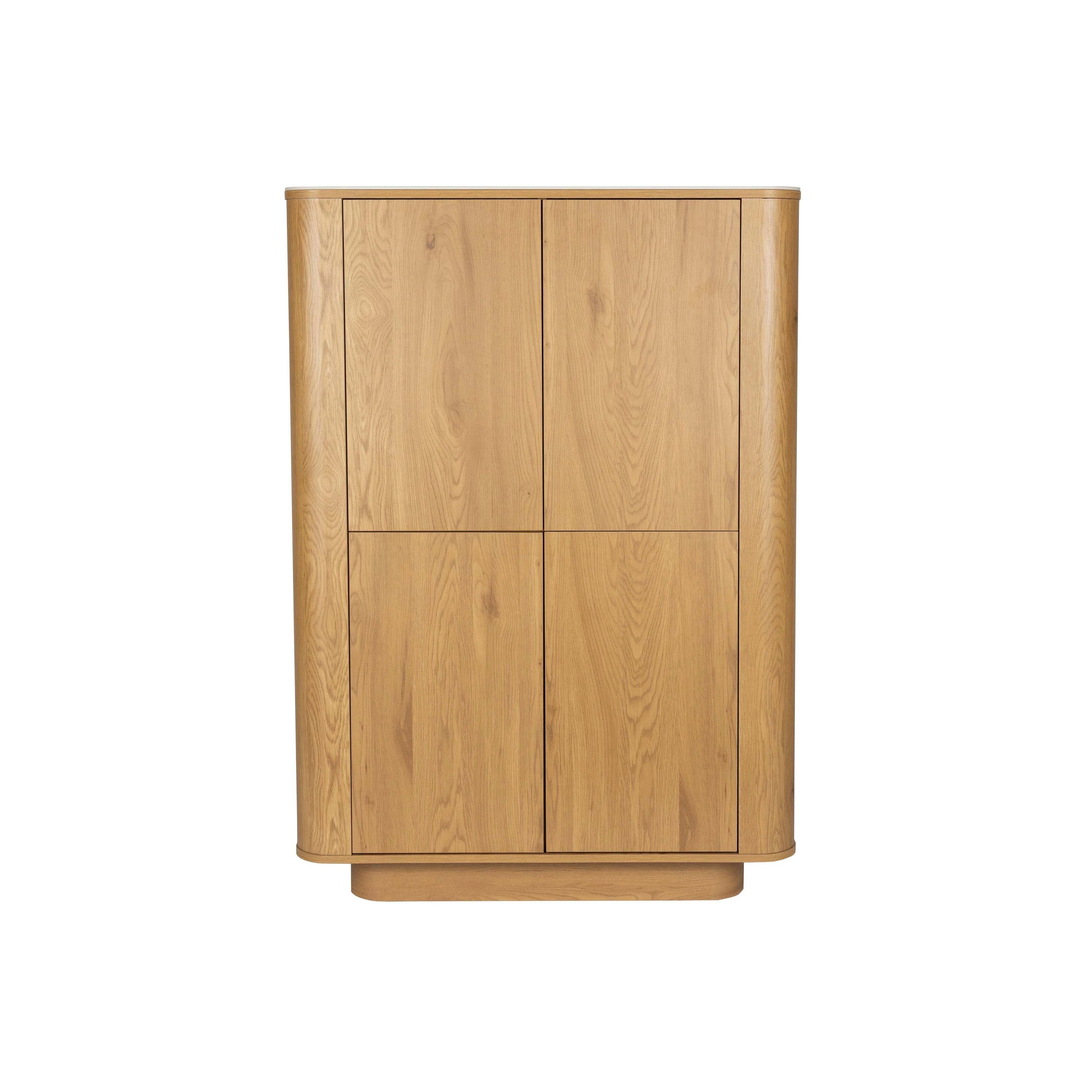 Opbergkast Almira Hout Naturel 40×100 cm
