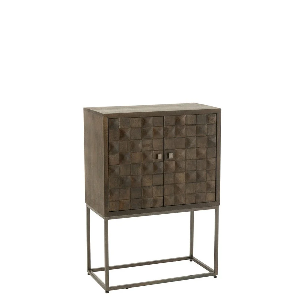 Opbergkast Bruin Mdf 40×76 cm