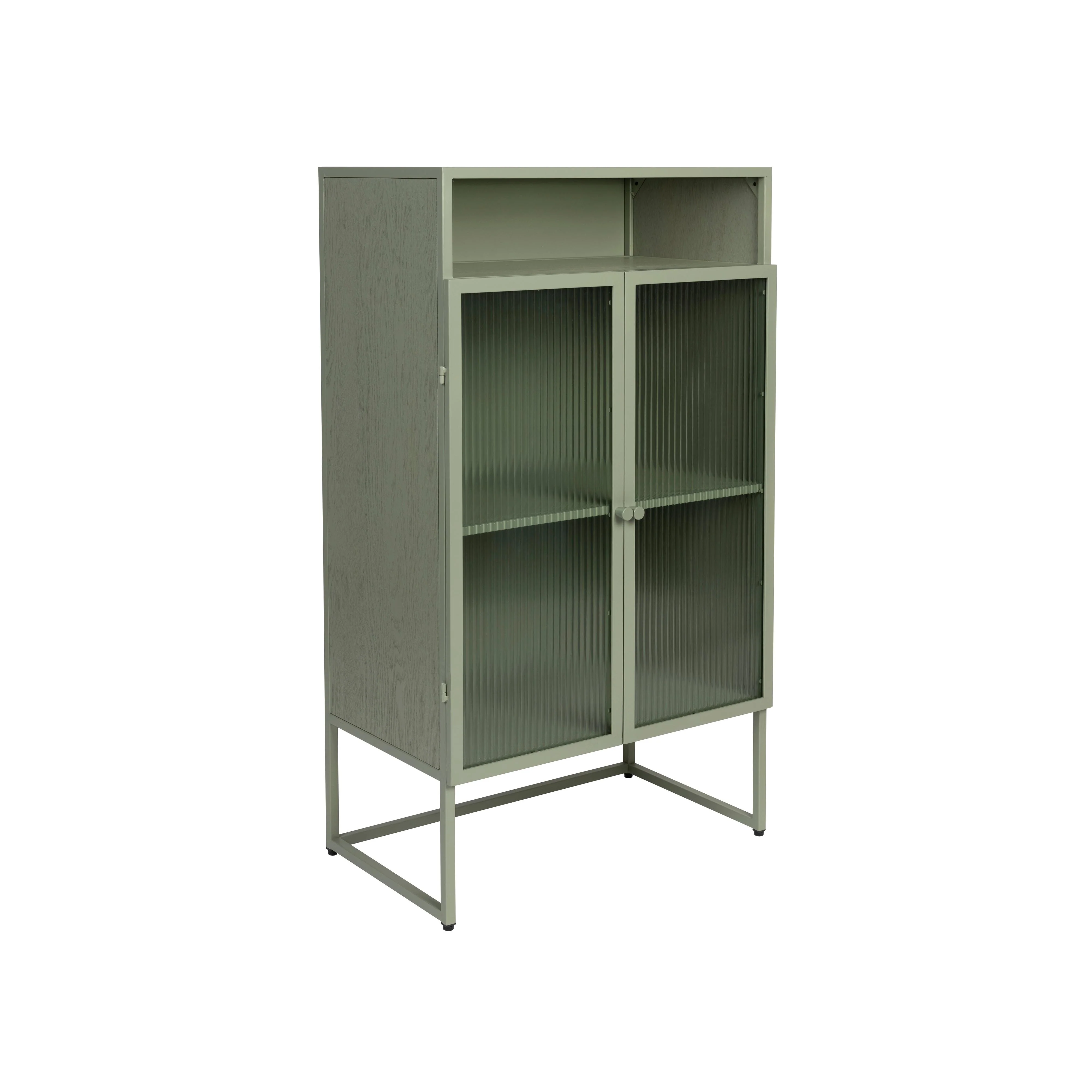 Opbergkast Herbe Large MDF, Metaal Groen 35×60 cm Opbergkast Herbe Large MDF, Metaal Groen 35×60 cm