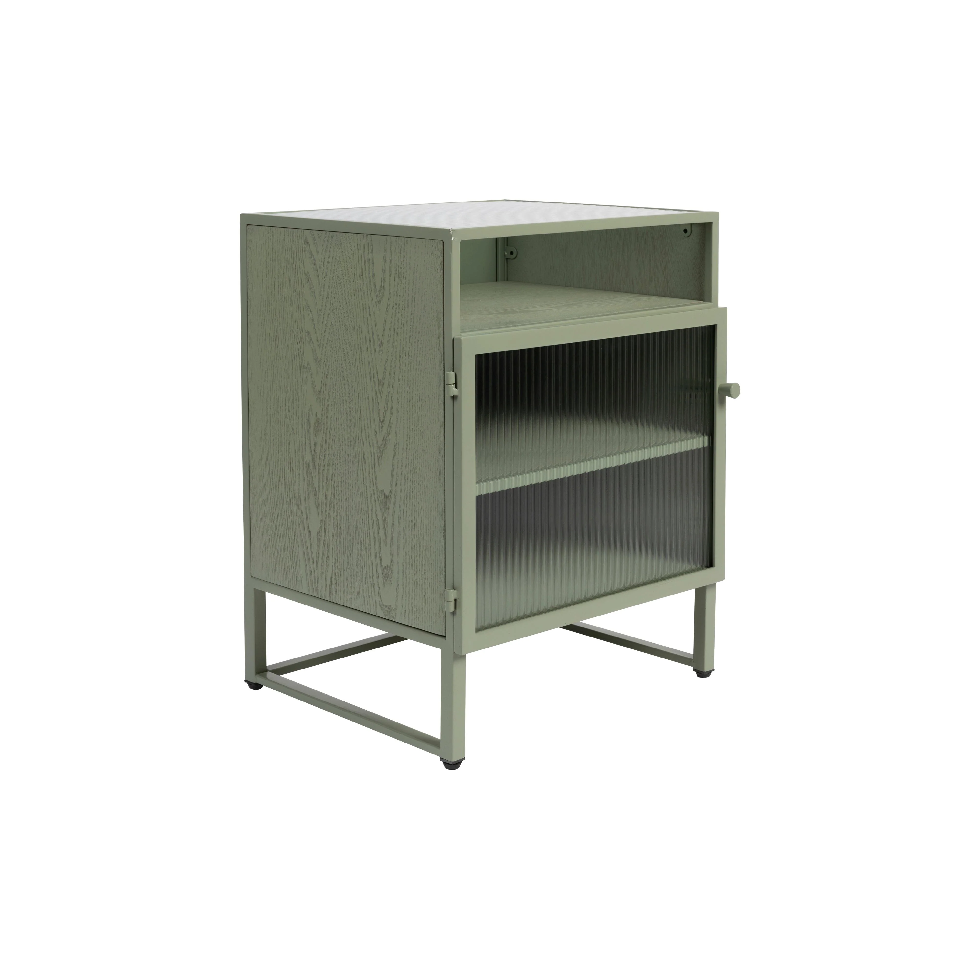 Opbergkast Herbe Small MDF, Metaal Groen 45×38 cm Opbergkast Herbe Small MDF, Metaal Groen 45×38 cm