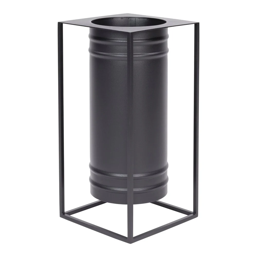 Parapluhouder DRIP Staal Zwart 20x20x40cm Spinder Design
