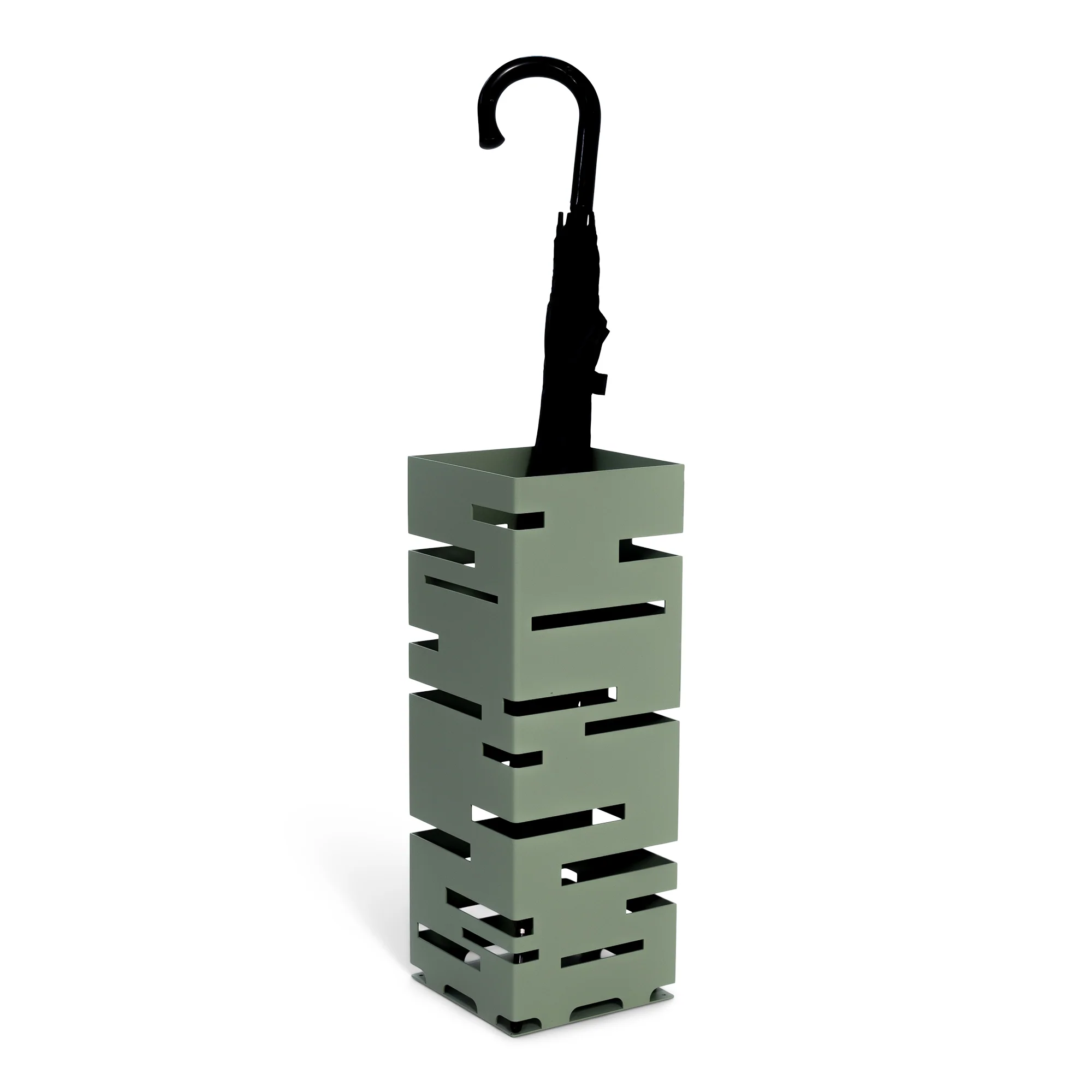 Parapluhouder MODERN Staal Dusty Green 18x18x50cm Spinder Design