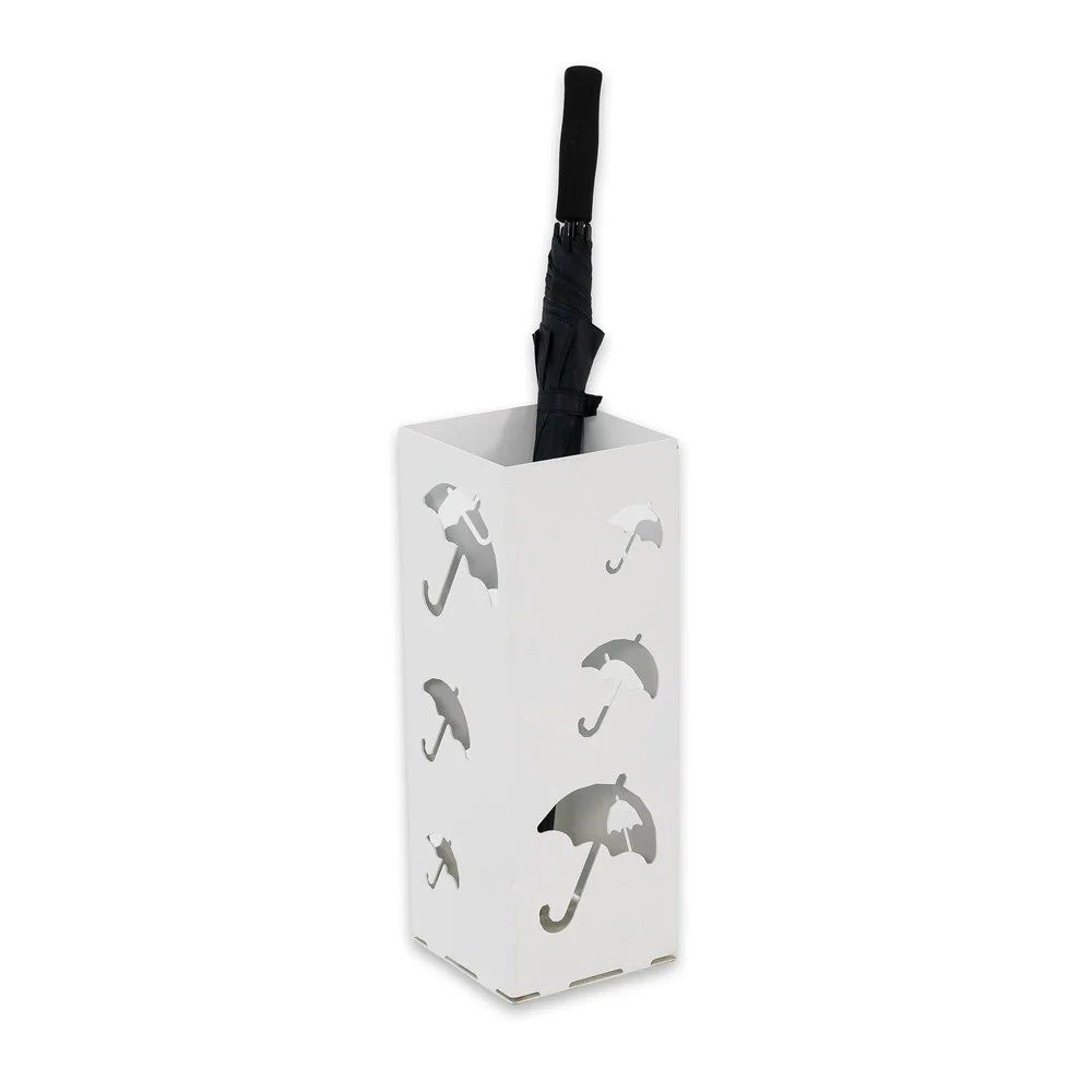 Parapluhouder STORM Staal Wit 18x18x50cm Spinder Design