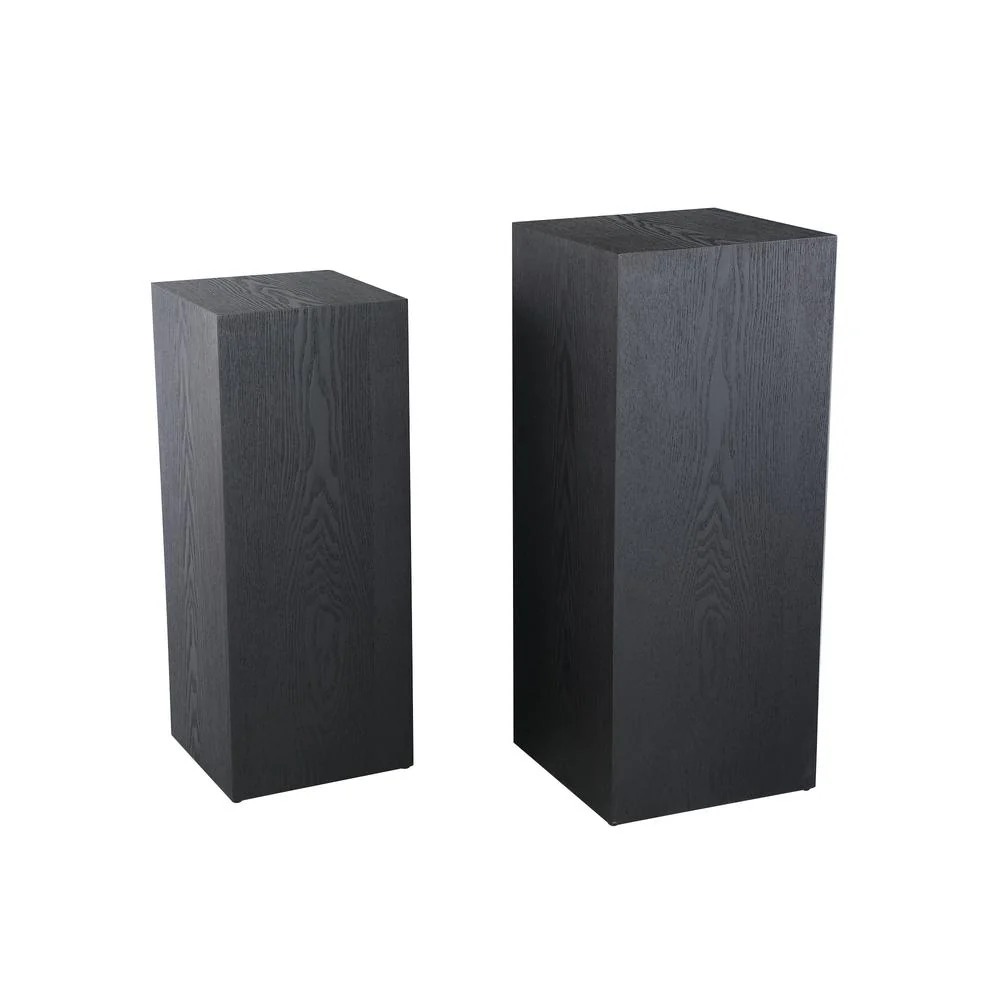 Plantenstandaard Tiess Set van 2 Zwart Plantenstandaard Tiess Set van 2 Zwart