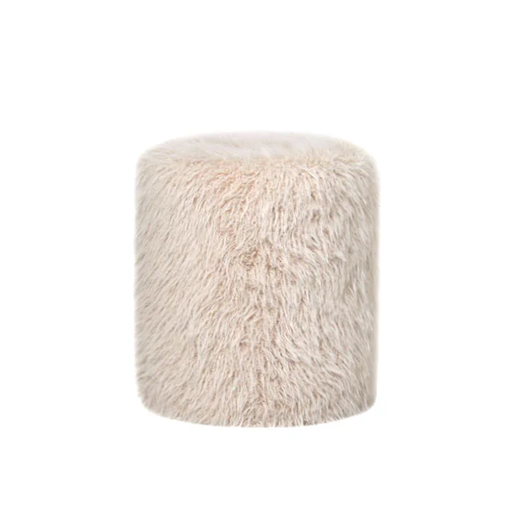 Poef Polyester Beige
