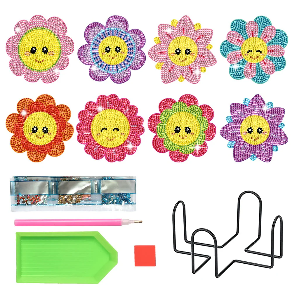 Blije Bloemen Onderzetters Blije Bloemen Onderzetters