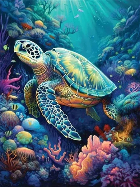 Onderwater Zeeschildpad