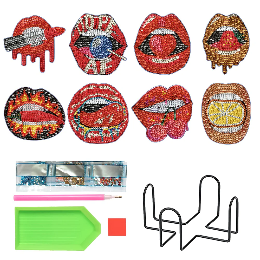Lippen Onderzetters Lippen Onderzetters