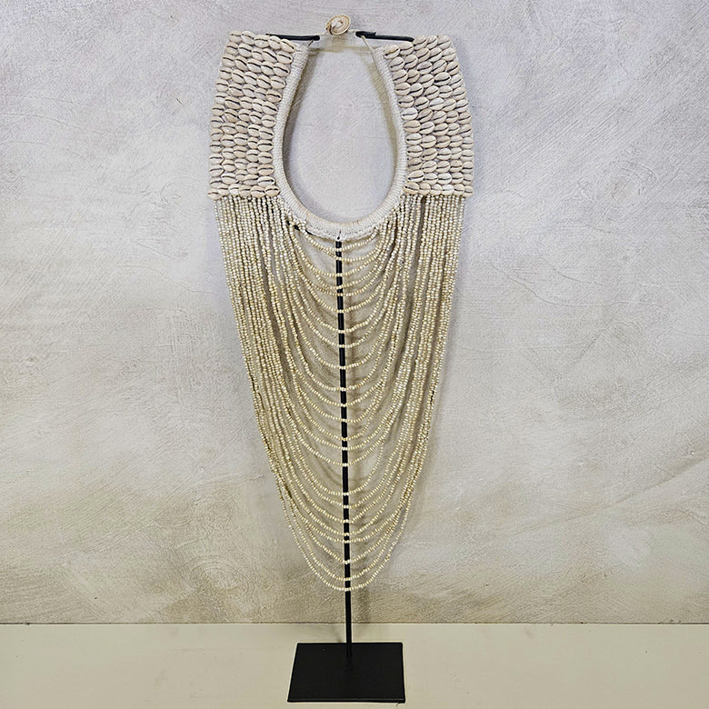 Kralendecoratie ‘Mambi’ naturel