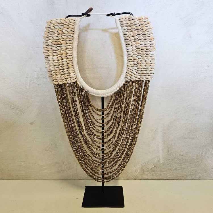 Kralendecoratie ‘Mambi’ klein –  goud