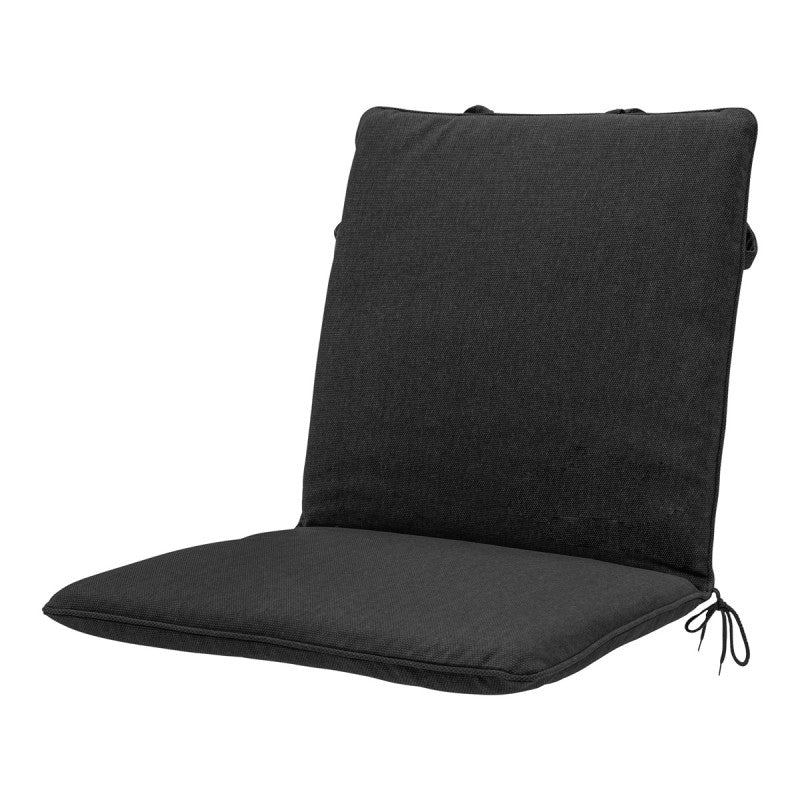 Madison Stapelstoelkussen (97×49 cm) Black canvas eco+ (