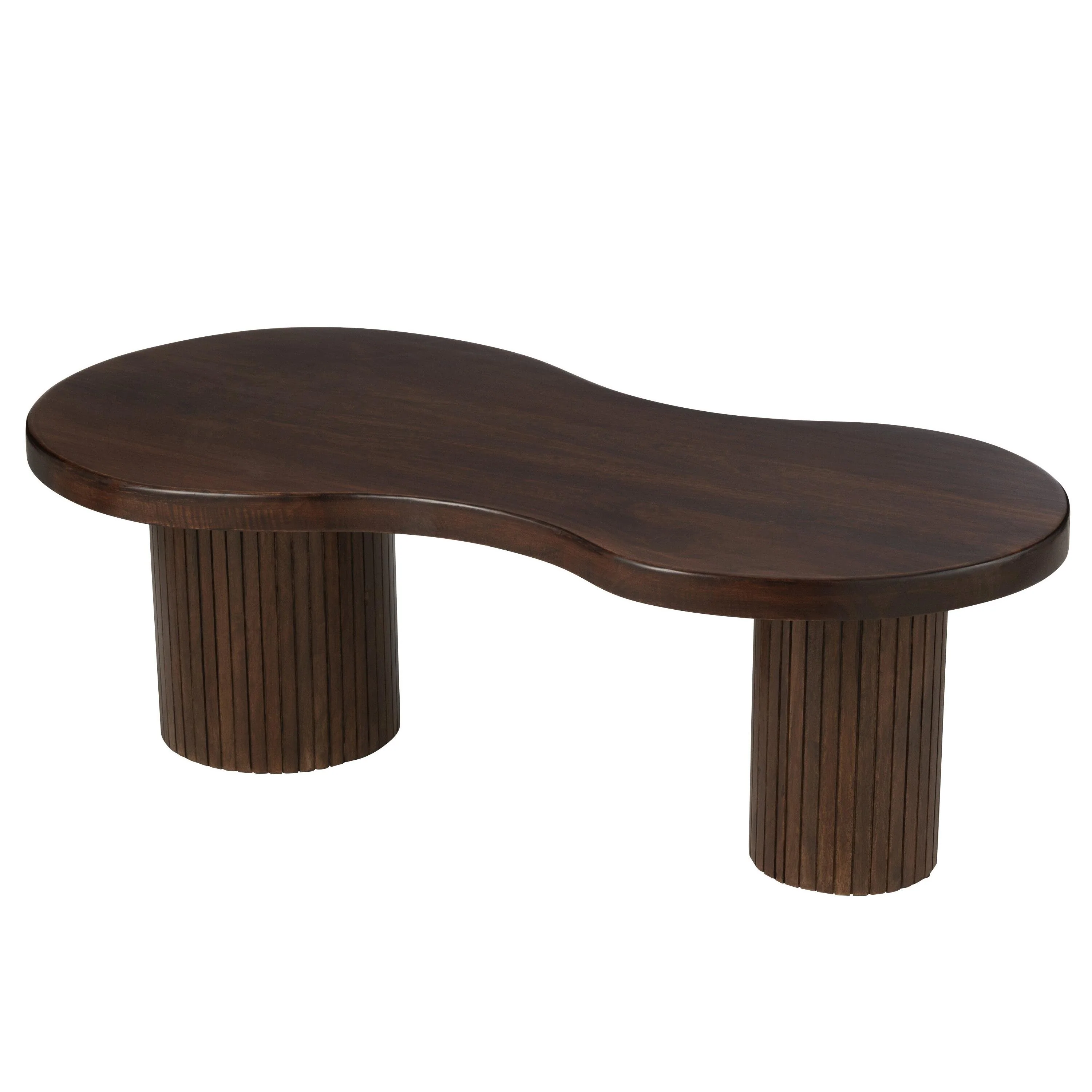 Salontafel Bruin Mangohout hout S 64×120 cm