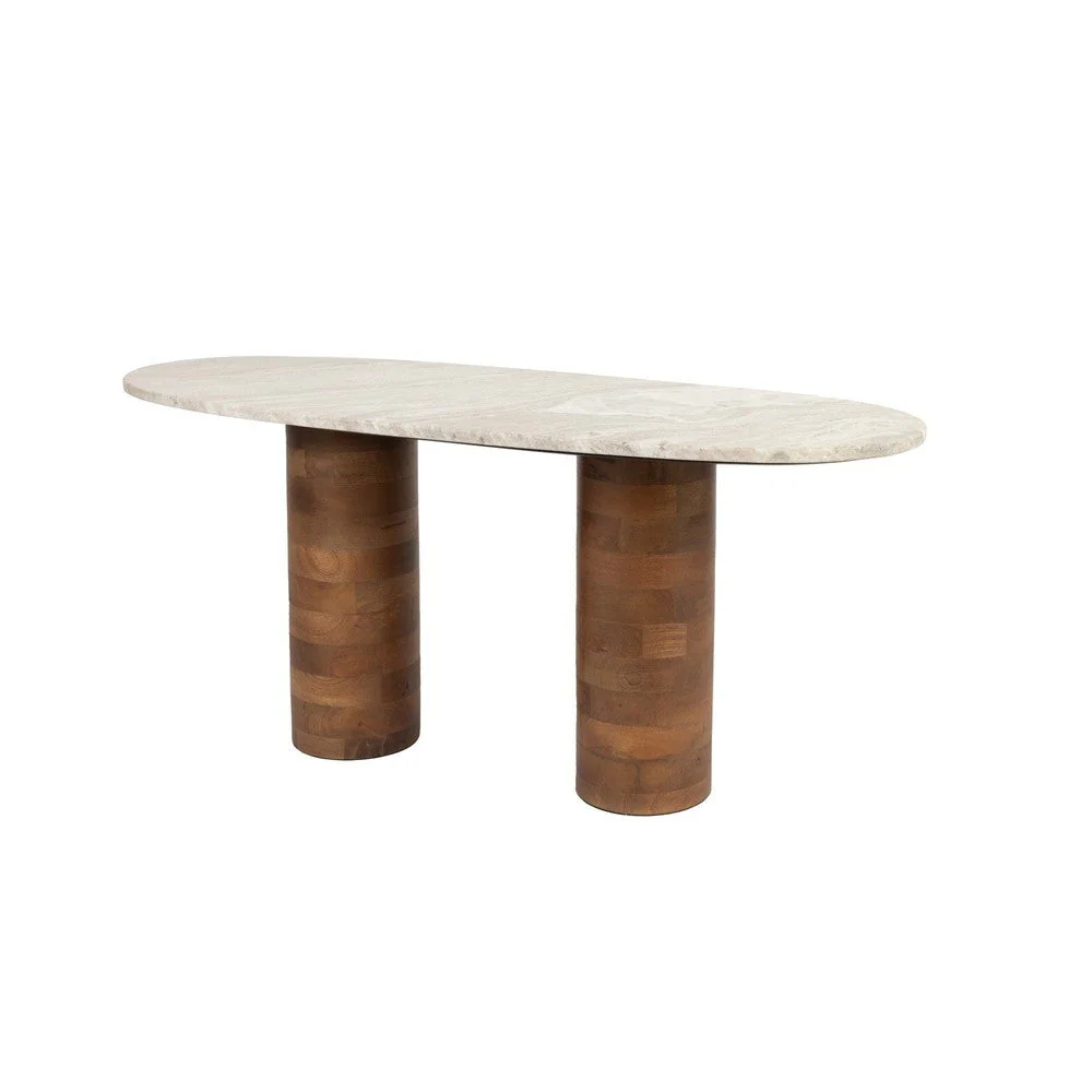 Salontafel Kouk Marble Bruin 100×40 cm Salontafel Kouk Marble Bruin 100×40 cm