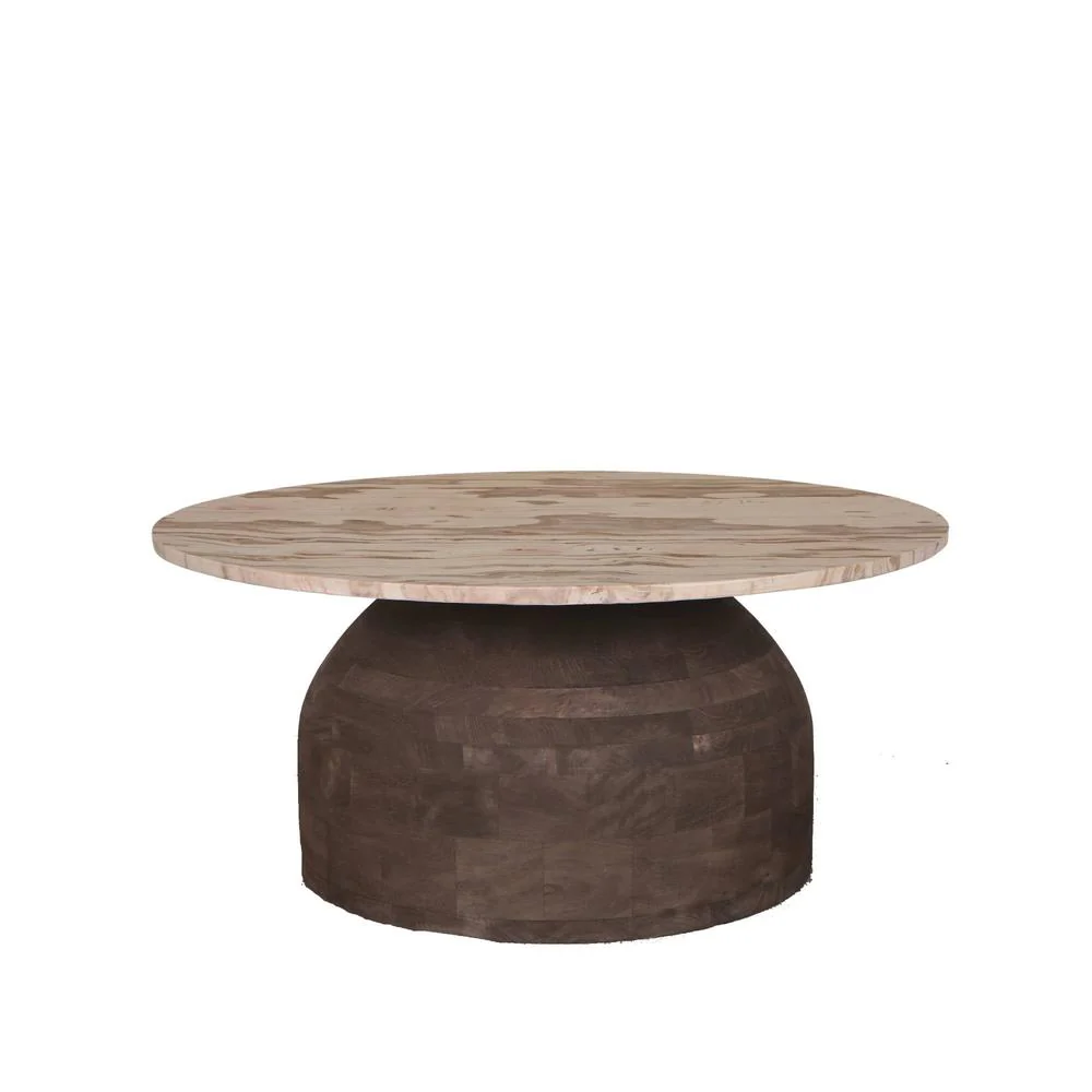 Salontafel Liora Mangohout Bruin 90 cm Salontafel Liora Mangohout Bruin 90 cm
