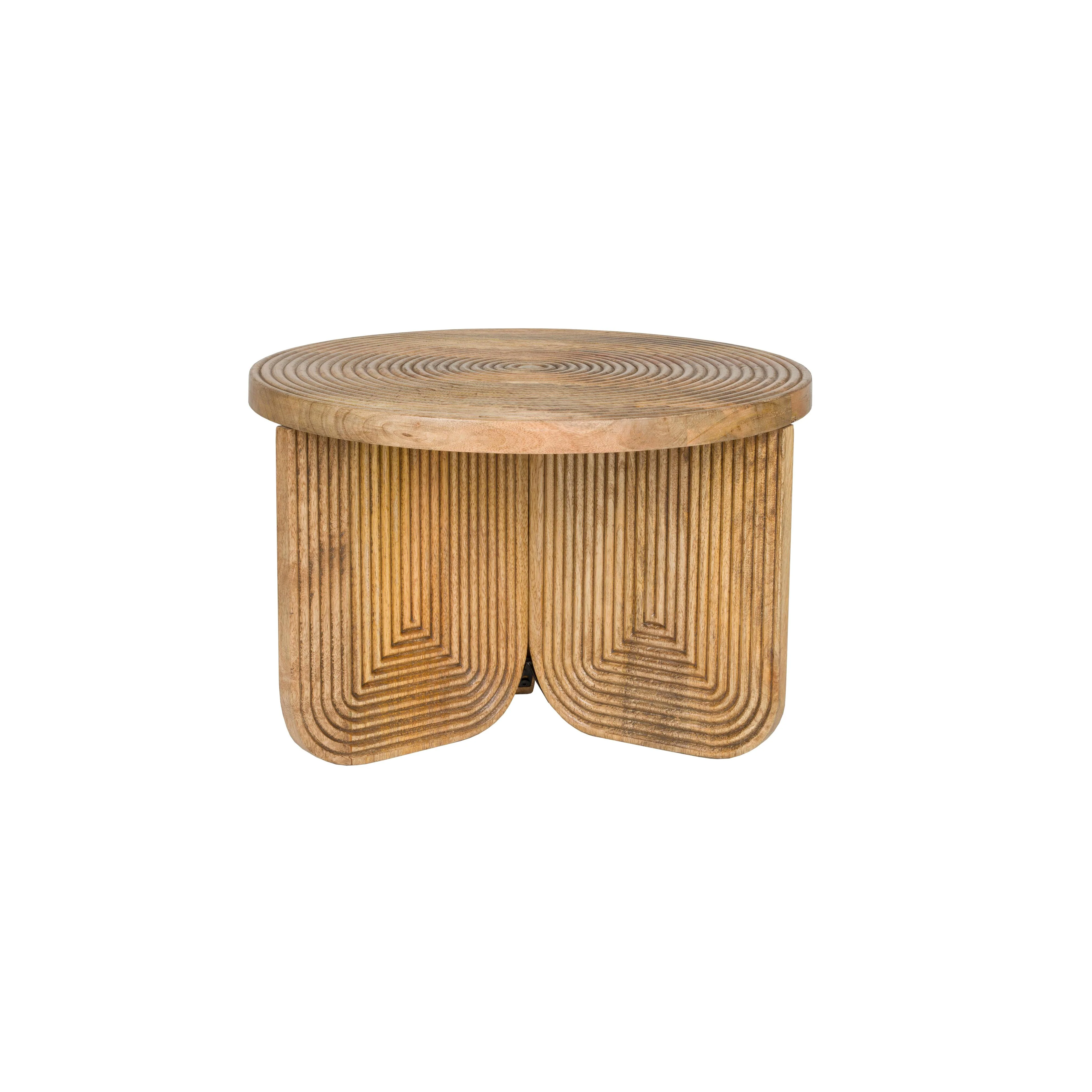Salontafel Maeze Mango hout Bruin Ø60×40 cm Salontafel Maeze Mango hout Bruin Ø60×40 cm