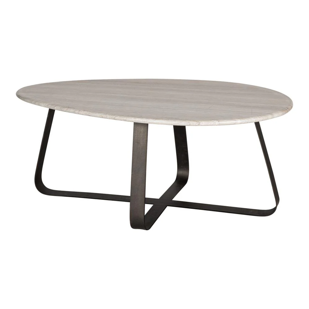 Salontafel Muka Marmer Wit 60×100 cm Salontafel Muka Marmer Wit 60×100 cm