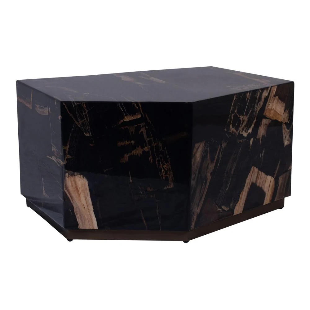 Salontafel Rayn Versteend Hout Crème 53×66 cm Salontafel Rayn Versteend Hout Crème 53×66 cm