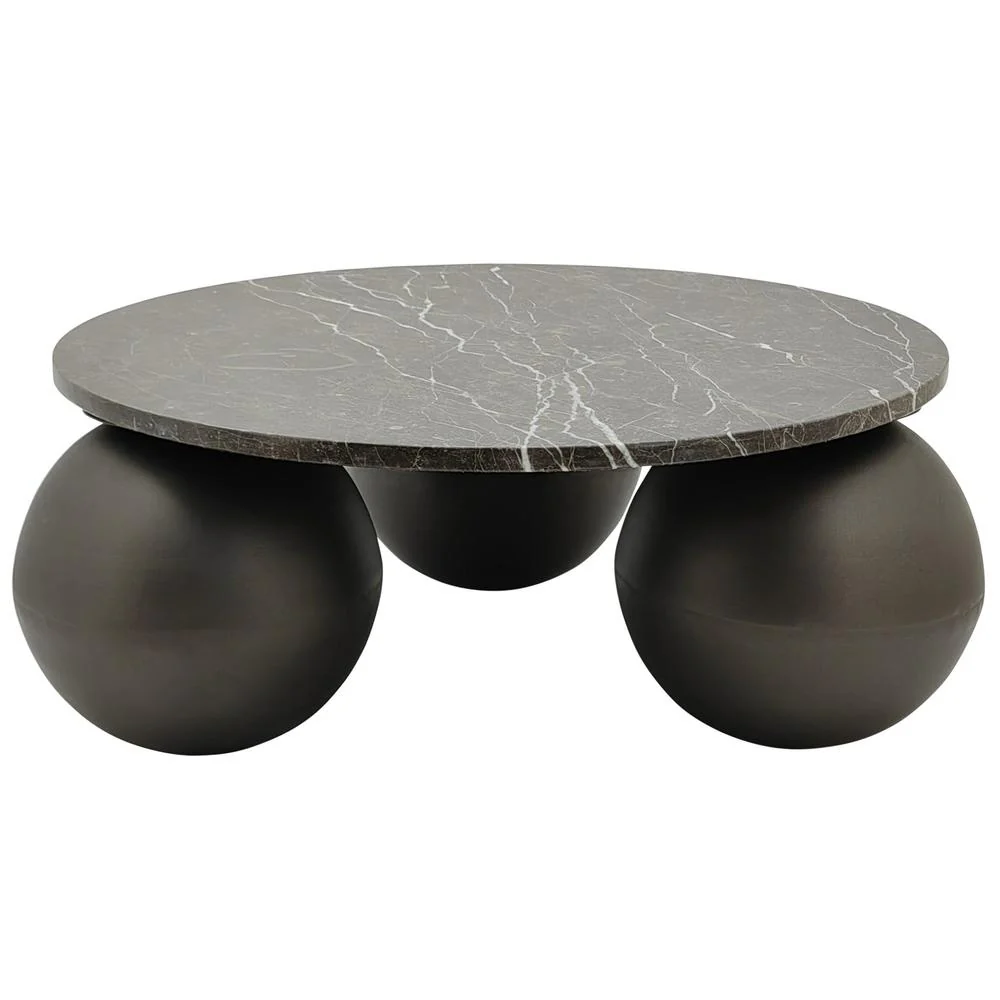 Salontafel Skippy Marmer Bruin 85 cm Salontafel Skippy Marmer Bruin 85 cm
