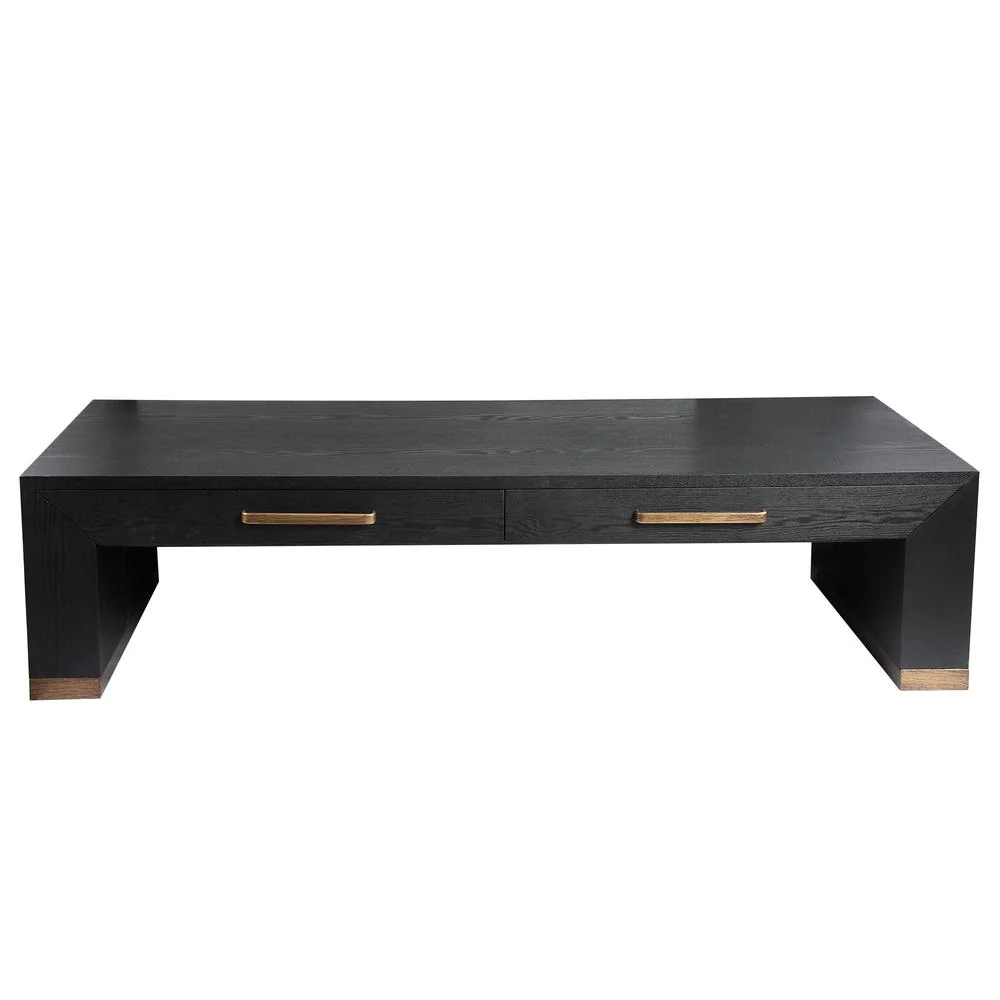 Salontafel Tiess Zwart 80×165 cm Salontafel Tiess Zwart 80×165 cm