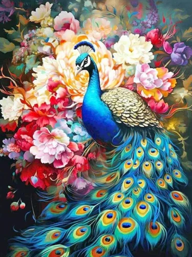 Pauw tussen de Bloemen Pauw tussen de Bloemen