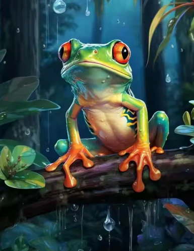 Kikker in de Regen