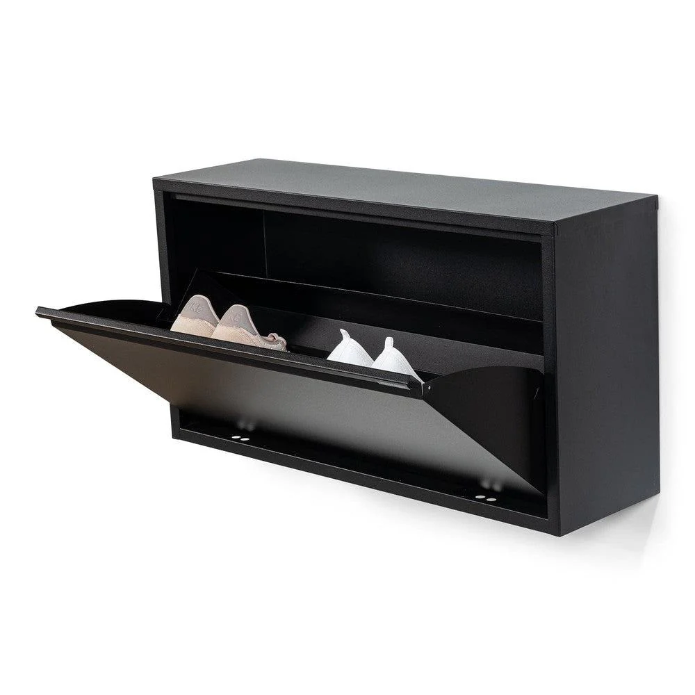 Schoenenkast BILLY 1 MAXI Staal Zwart 75.3×22.4×40.6cm