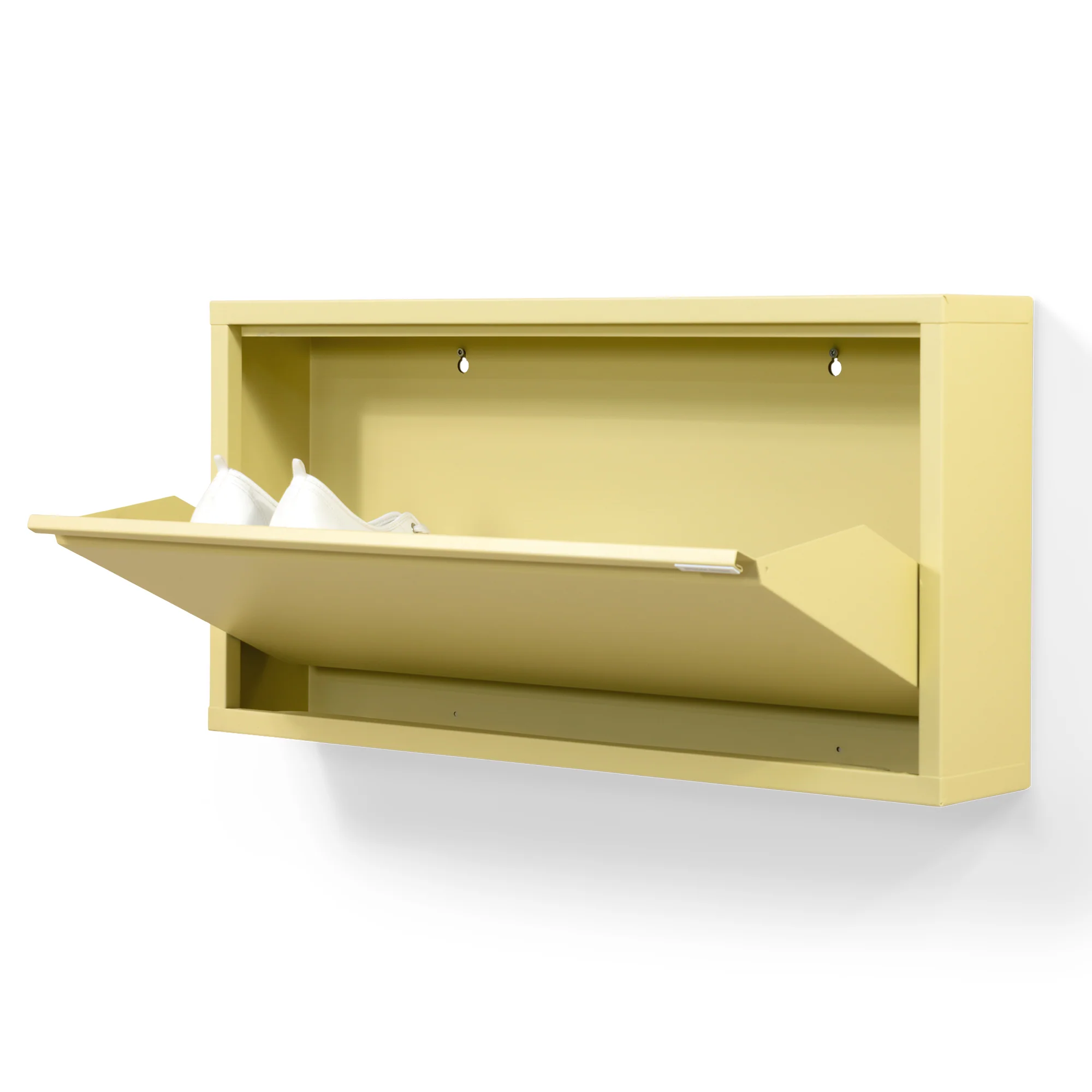 Schoenenkast BILLY 1 Staal Butter Yellow 75×12.5×37.5cm