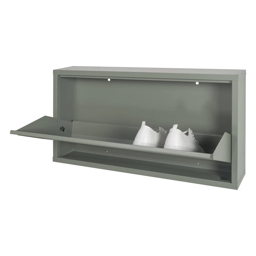 Schoenenkast BILLY 1 Staal Dusty Green 75×12.5×37.5cm