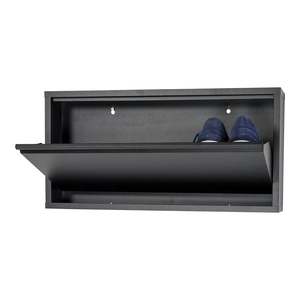 Schoenenkast BILLY 1 Staal Zwart 75×12.5×37.5cm Spinder Design